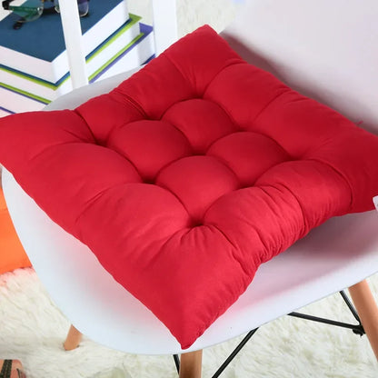 Colorful Chunky Seat Pads Cushion – Tie-On Garden Chair Cushion for Home, Office, Dining, and Kitchen
