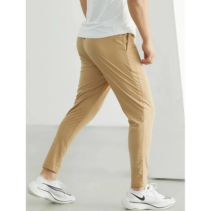 Men’s Quick-Dry Running Pants – Lightweight Jogging Sweatpants with Elastic Waist for Gym & Training