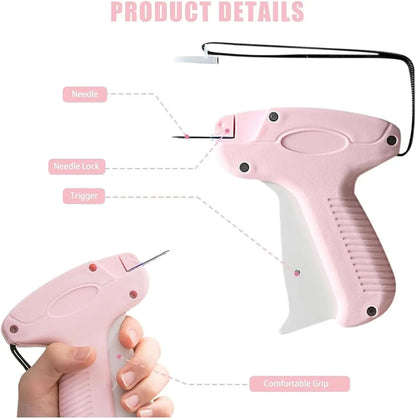 Quick Clothing & Quilt Fixer Tag Gun Set — Portable Buckle Glue Needle Tool for Garment & Blanket Fastening