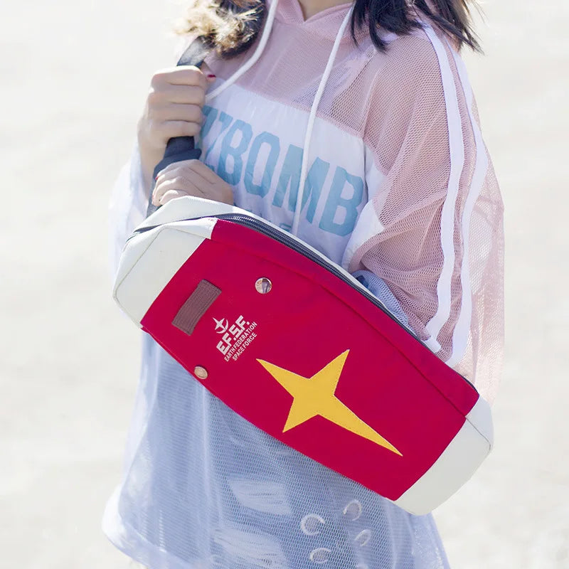 Brdwn E.F.S.F RX-78-2 Cosplay Shoulder Bag - Unisex Polyester Chest Pack