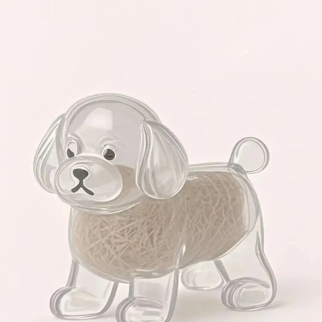 Cute Dog Hair Storage Pendant Keychain – Couple Bag Charm, Car Keychain Jewelry, Souvenir Gift & Decoration Accessory