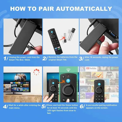 L5B83G Voice Remote for Amazon Fire TV Stick (2nd, 3rd Gen, Lite, 4K, 4K Max), Fire TV Cube & Smart TVs (3rd Gen)