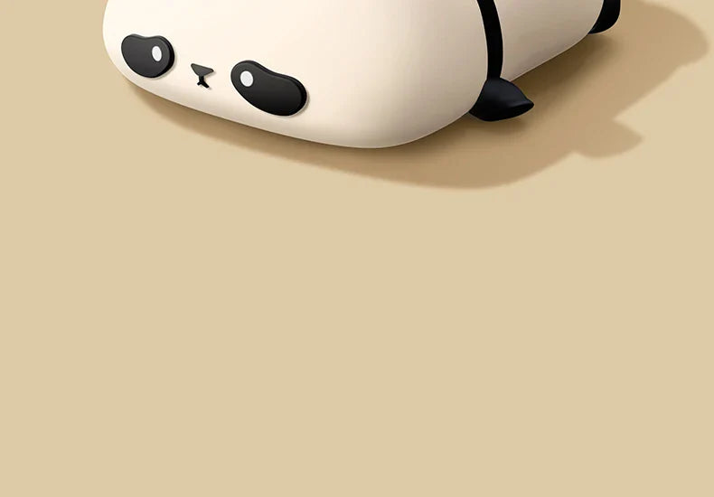 Cute Lying Panda Silicone Case for AirPods 4 (2024) & AirPods Pro 1/2/3 — Protective Earbuds Charging Cover