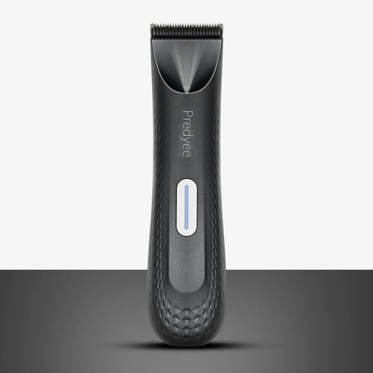 Electric Trimmer for Men's Groin Hair - Versatile Body Groomer, Waterproof Pubic Hair Trimmer with Replaceable Ceramic Blade
