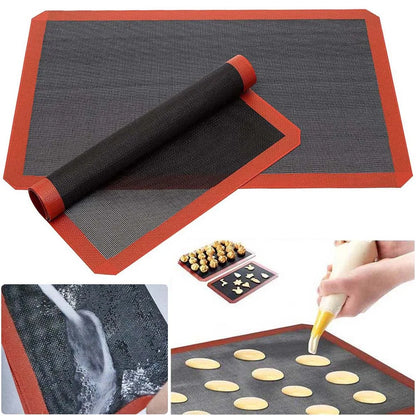30x40cm Silicone Baking Mat – Reusable Non-Stick Heat-Resistant Sheet for Oven, Grill & Microwave