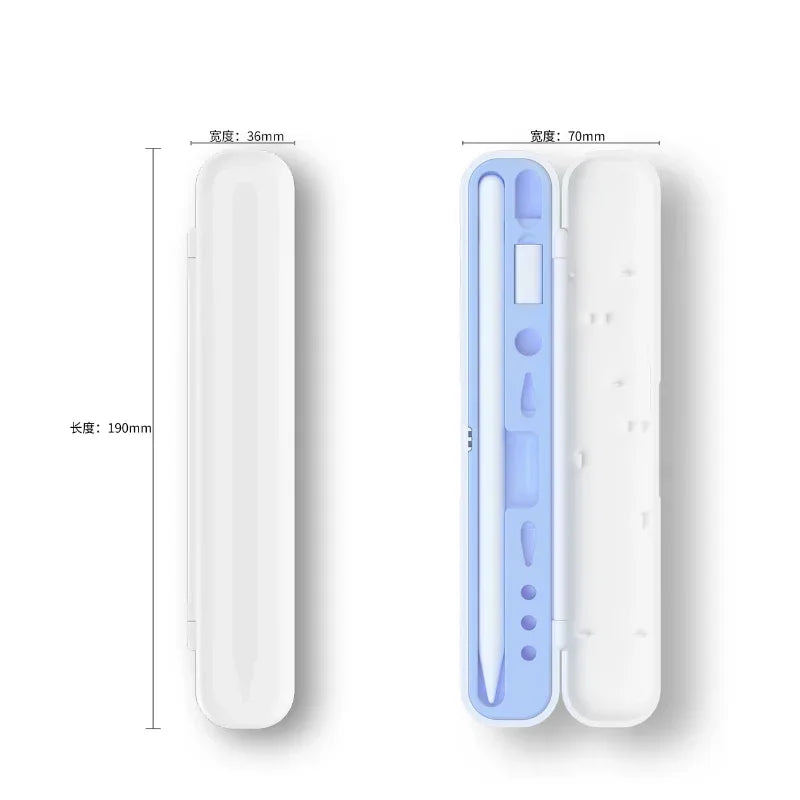 Apple Pencil Box for 1st and 2nd Generation - Stylus Pen Holder Protective Case, iPad Pen Accessories
