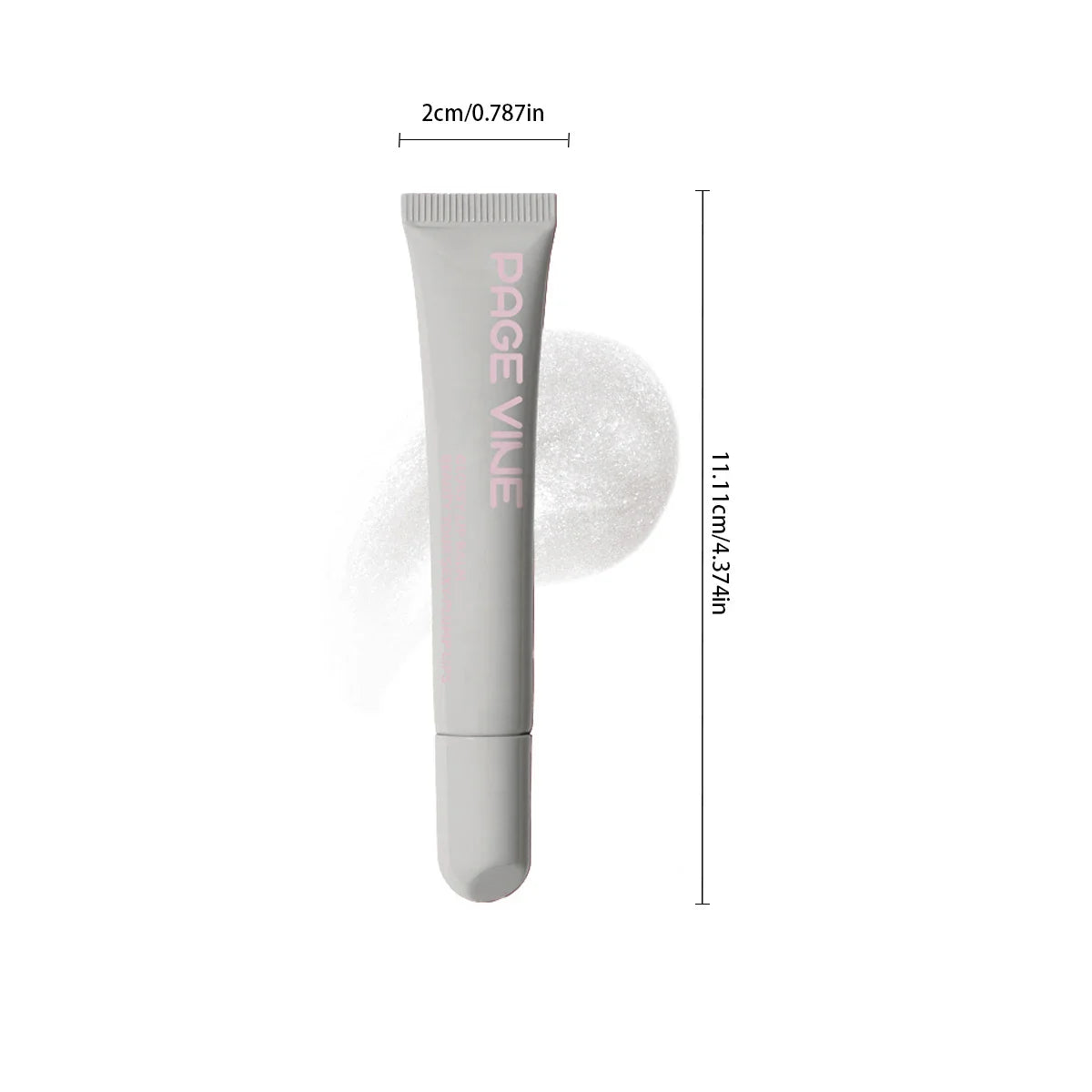 Moisturizing Lip Gloss Phone Case — Transparent Raspberry Jelly Lipstick Balm Hydrating Gloss