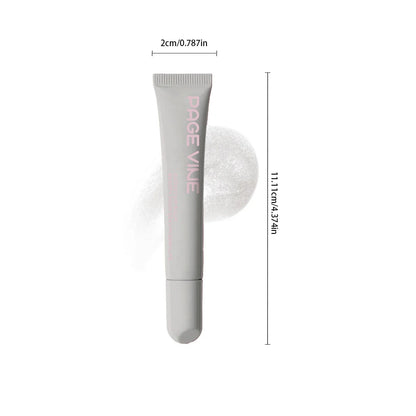 Moisturizing Lip Gloss Phone Case — Transparent Raspberry Jelly Lipstick Balm Hydrating Gloss