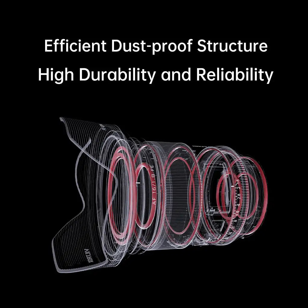 Viltrox AF 16mm F1.8 FE Lens – Full Frame Wide-Angle Fisheye for Sony E ZVE10, A7IV, A7SIII Mirrorless Cameras