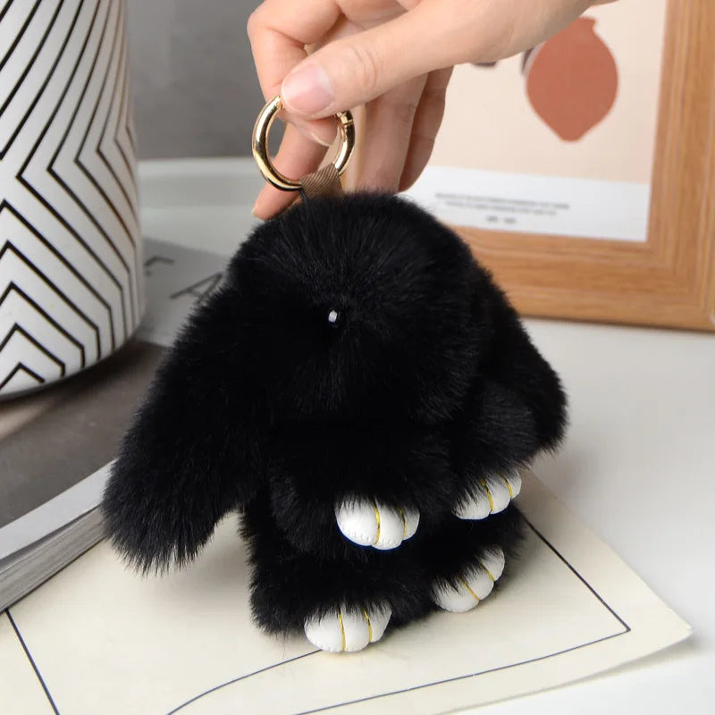 Cute Rabbit Decorative Keychain – Fashionable Jewelry Accessory for Daily Travel & Dressing