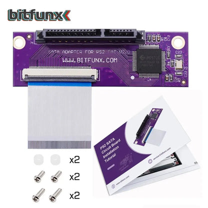 BitFunx SATA Upgrade Board & Hard Drive Adapter Kit for PS2 IDE Hard Drives – Original Network Adapter
