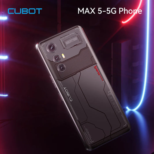 CUBOT MAX 5 5G Smartphone | 6.95" 144Hz Screen, MTK Dimensity 8200, 24GB RAM, 256GB ROM, 100MP Camera, Android 14