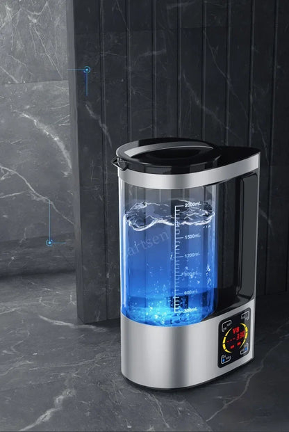 2L Electric Hydrogen Rich Water Kettle - 100-240V Water Ionizer & Filter for Hydrogen Water Generation