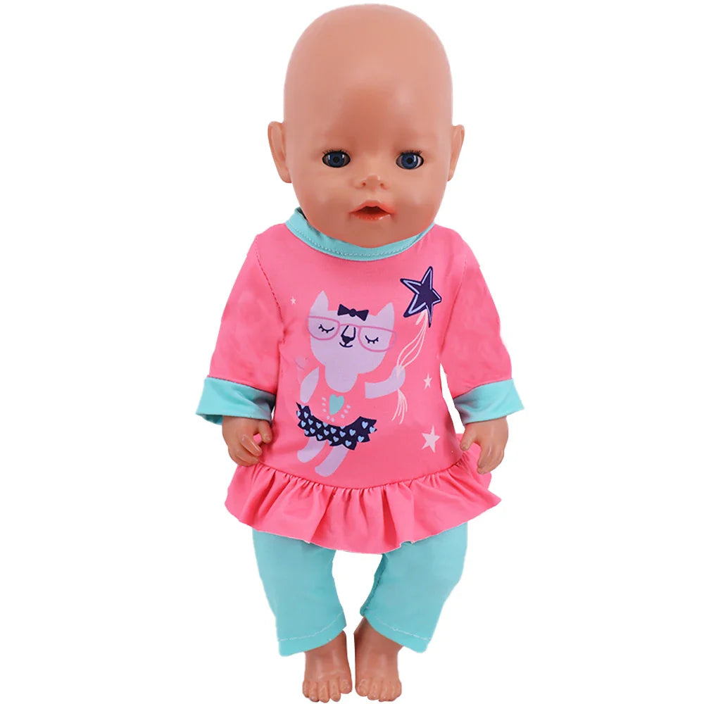 Official Doll Clothes & Accessories – Matching Style Outfits for 18-Inch American & 43cm Reborn Baby Dolls, Our Generation Girl Toys Gift