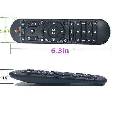 X96 Max Plus Universal Remote Control - Compatible with X92, X96 Mini/Air, T95, H96, X88, Hk1max Set-Top Boxes & Media Players