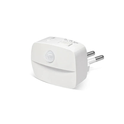 Motion Sensor LED Night Light – PIR Human Induction Lamp with EU/US Plug, Ideal for Bedroom, Hallway & Stairs Lighting