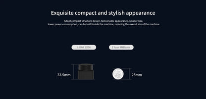 LDROBOT D500 360° Lidar Scanner — TOF Laser Radar 30000Lux, ROS1/ROS2 Compatible, Indoor & Outdoor Replacement for D300 Kit