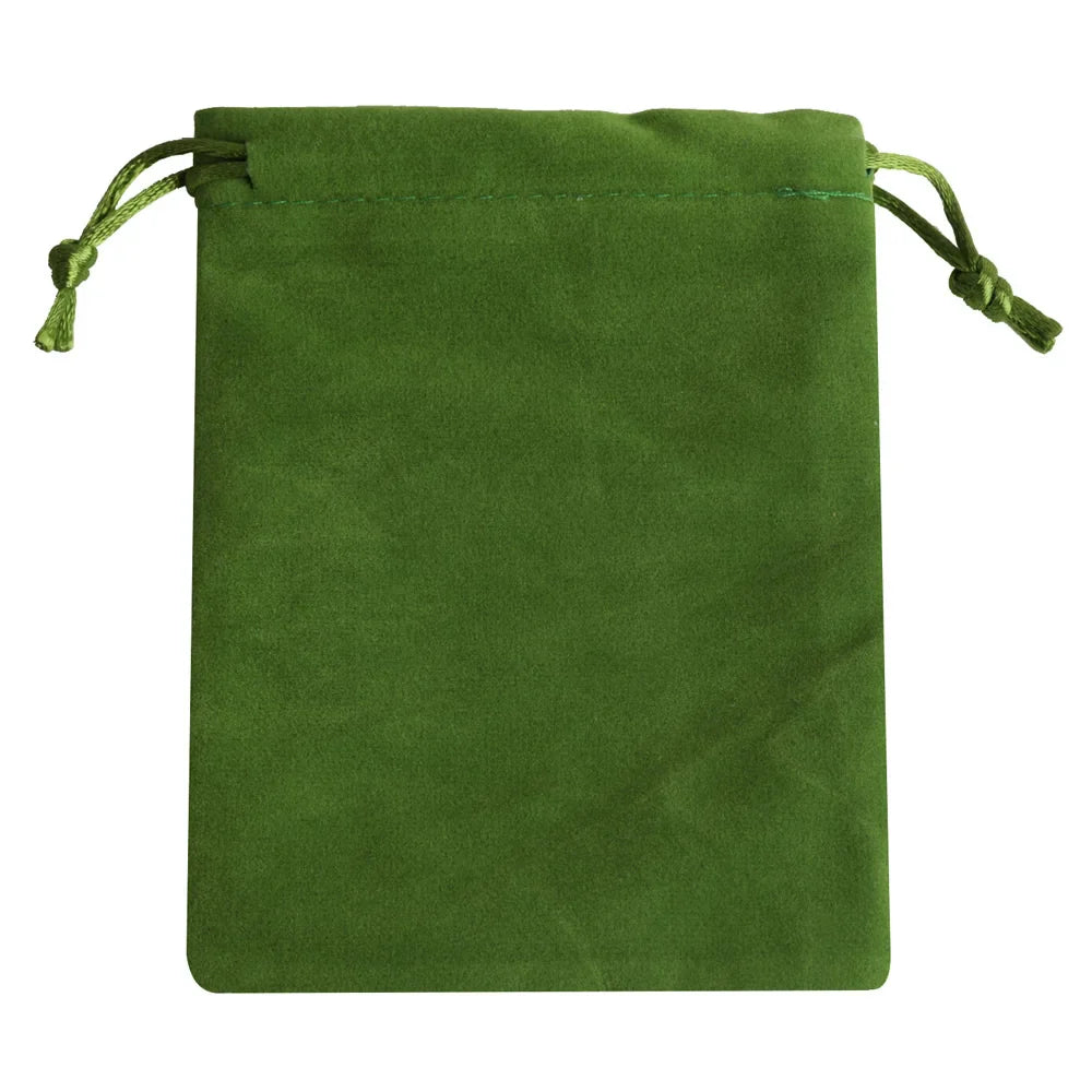 10pcs 5x7cm Mixed Color Velvet Gift Bags | Soft Velvet Drawstring Pouches for Christmas Jewelry Packaging