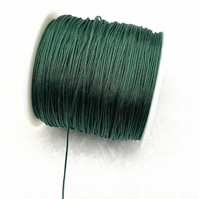 Nylon Macrame Cord Thread (0.4–1.5mm) – Braided DIY Bracelet, Beading & Tassel String