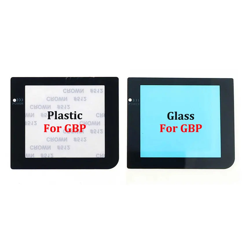 JCD Screen Lens Cover Protector for Game Boy Series | Plastic Glass with Adhesive for GB, GBA SP, GBC