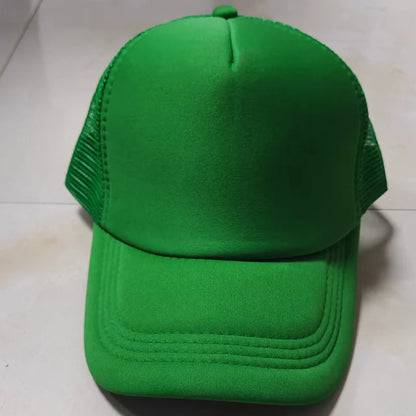 Custom Logo Mesh Trucker Cap - 5 Panel Snapback Baseball Hat for Men & Women Summer Sports Sun Hat