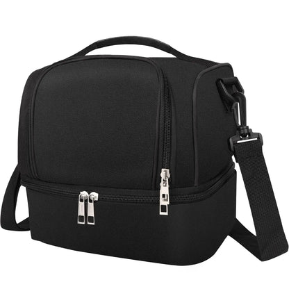 Large Capacity Insulated Lunch Bag – Aluminum Foil Thermal Food Tote for Office, School, Picnic & Travel