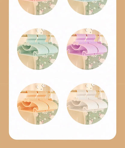 Baby Clothes Hangers – 10PCS Cute Kids Hanger Clips for Closet & Display