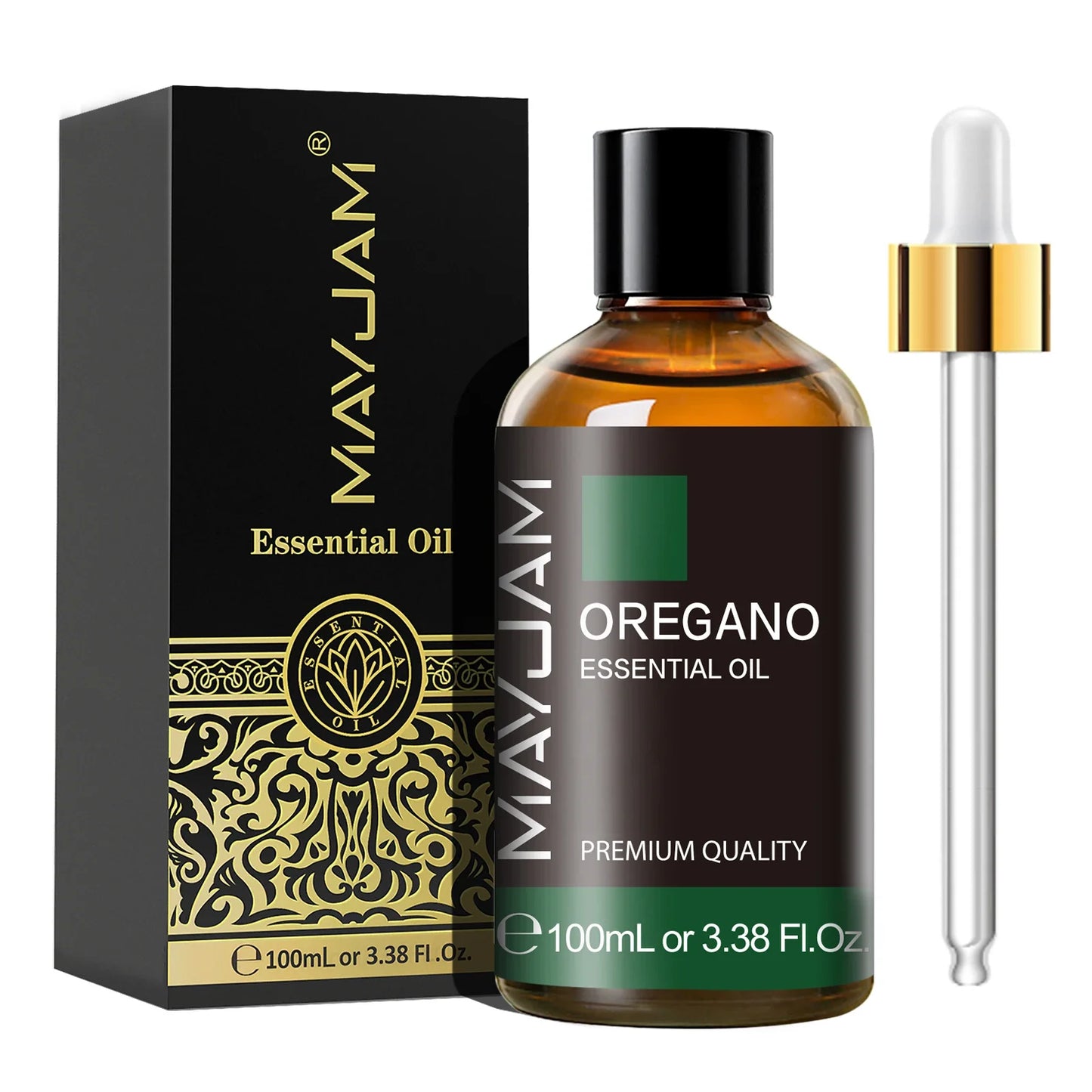MAYJAM 100ml Essential Oil with Dropper - Sandalwood, Lavender, Eucalyptus & Vanilla for Humidifiers & Candles
