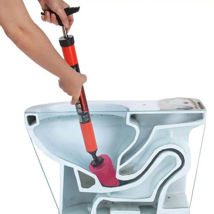 High Pressure Toilet Pipe Plunger – Silicone One-Shot Sewer Dredging Tool for Quick Unblocking