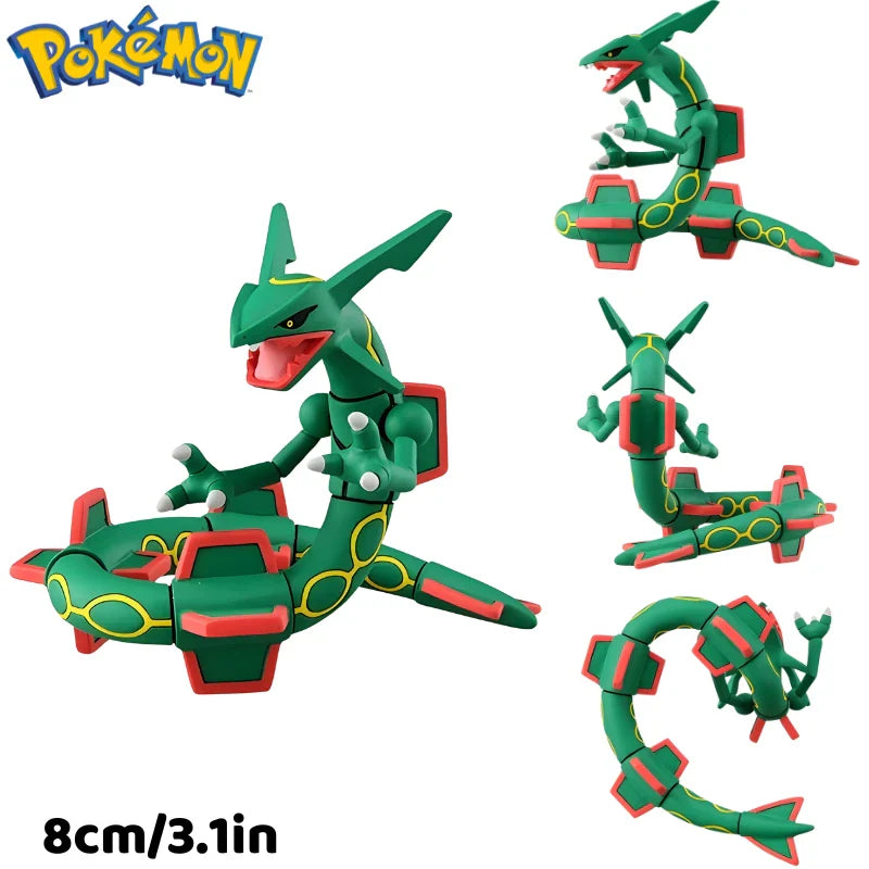 Original Takara Tomy Pokémon Figures – Koraidon, Rayquaza, Palkia, Groudon, Solgaleo, Arceus & Charizard Anime Collectible Dolls