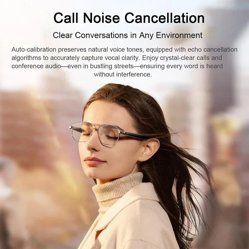 XIAOMI MIJIA Smart Audio Glasses Joyful Edition — Bluetooth 5.2, Detachable Headset, Long Standby, 2h Fast Charge, Anti-Leakage Sound