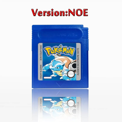 Pokemon GBC Game Cartridge - 16-Bit Video Game Card in Red, Blue, Crystal, Gold, Silver & Yellow Versions