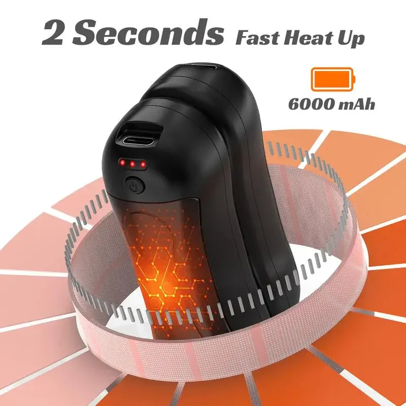 Xiaomi Magnetic Electric Hand Warmer – Portable Durable Heater with 3-Level Temperature Control