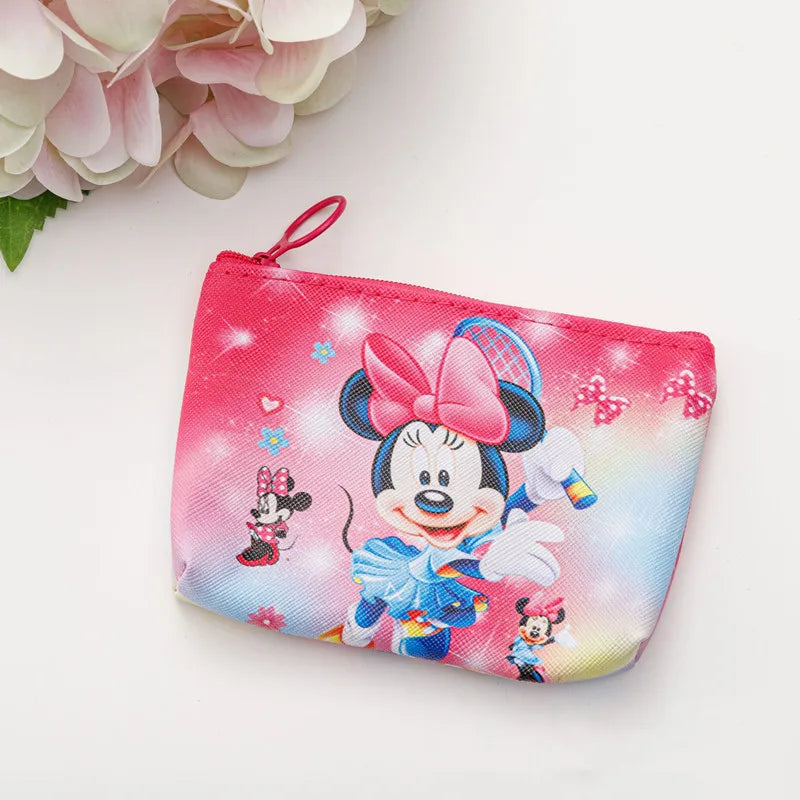 Disney Frozen Elsa & Sofia Coin Purse – Kawaii Princess Cartoon PU Wallet for Kids Gifts
