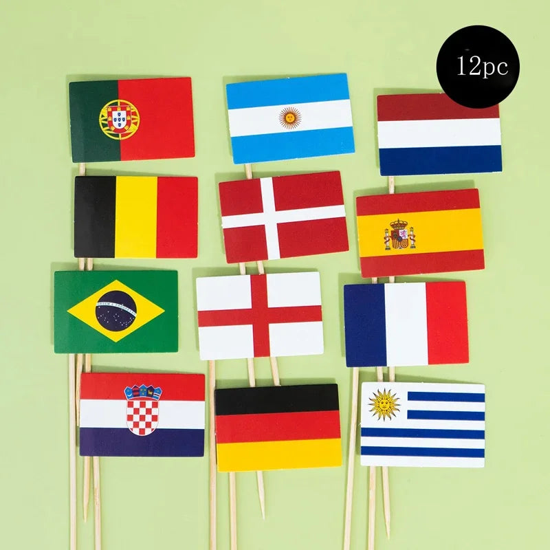 Soccer Cake Topper (Boy) – Football Party Decorations & Happy Birthday Cake Picks for Kids