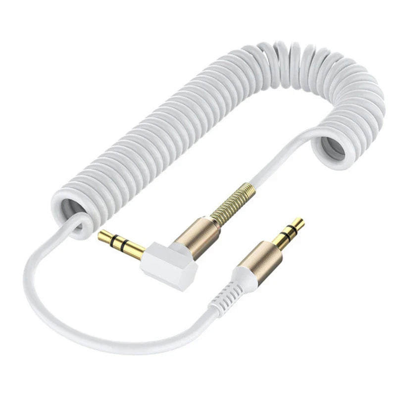 3.5mm Male-to-Male Audio Aux Cable — For Samsung Car Headphone & Speaker Wire