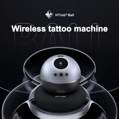 HYlab Professional Tattoo Machine - Lightweight Ball-Style Tattoo Gun for Lining & Shading, Powerful Rotary Design