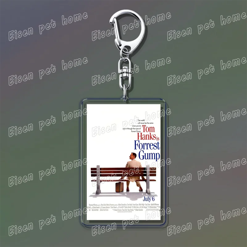 Classic Movie Keychains – Jaws, Fight Club, Avatar Pendant Key Rings for Bags & Fan Gifts