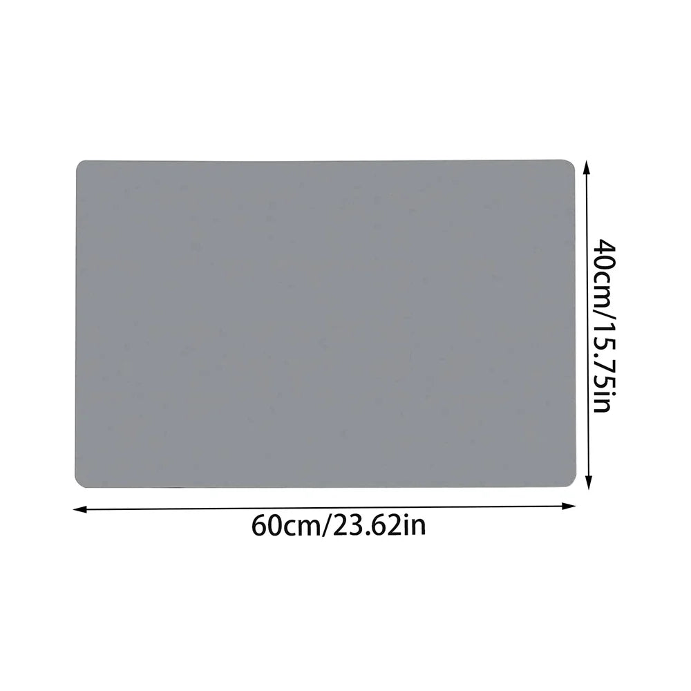 Silicone Table Protector Placemat 40x60cm – Heat Resistant, Waterproof, Non-Slip Mat for Kids Crafts & Kitchen Counter