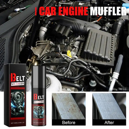100ml Car Belt Noise Spray – Engine Belt Silencer, Lubrication & Protection for Prolonged Belt Life