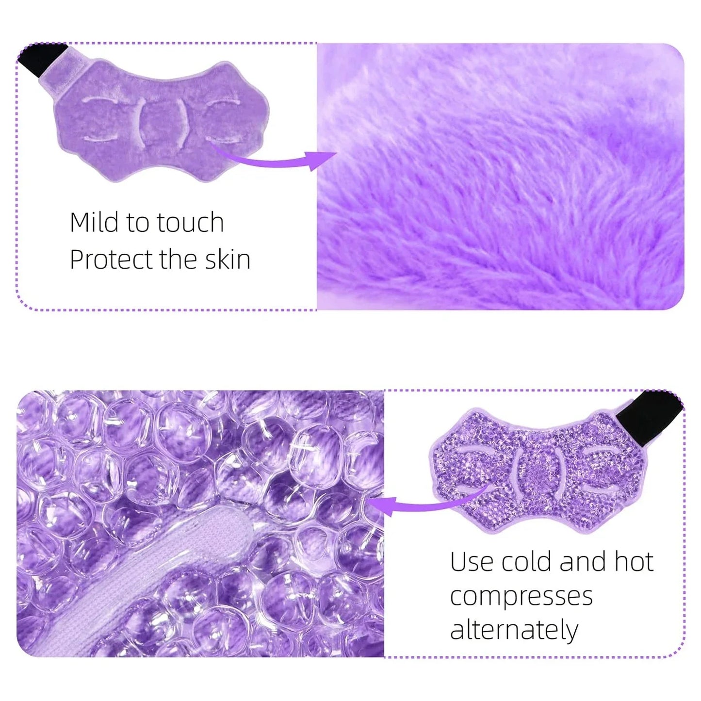 Ankle Foot Ice Pack Wrap — Reusable Gel Bead Pack for Injury Relief & Ankle Support