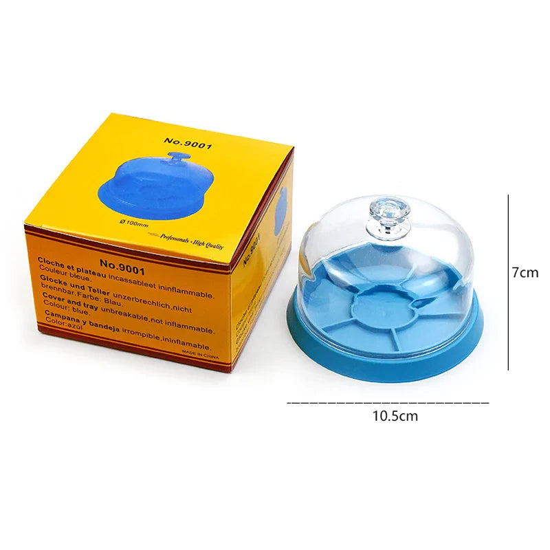 Keep Your Watches Safe: 6-Slot Dust Cover Tray for Watch Movement Repair - Essential Jewelry Tool Protector for Watchmakers