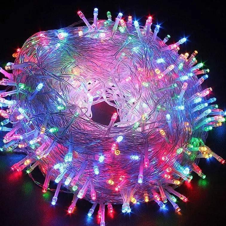 LED Garland String Lights – 2m & 10m Waterproof Fairy Lights for Christmas Tree, Wedding, Indoor & Outdoor Holiday Decoration