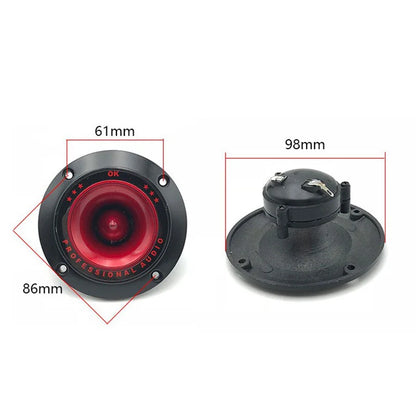 3" Piezoelectric Tweeter Audio Speaker - Ceramic Treble Loudspeaker for PA/DJ, Home Subwoofer & Stage Sound