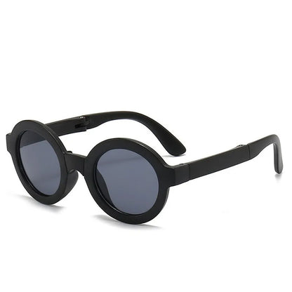 Foldable Kids Sunglasses – UV Protection Cartoon Shades for Boys & Girls, Fashionable Baby Eyewear