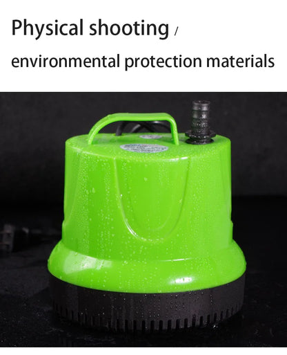 Submersible Water Pump – Ultra-Quiet for Fish Tanks, Ponds, Hydroponics, Fountains, 6W-100W, 110V-220V