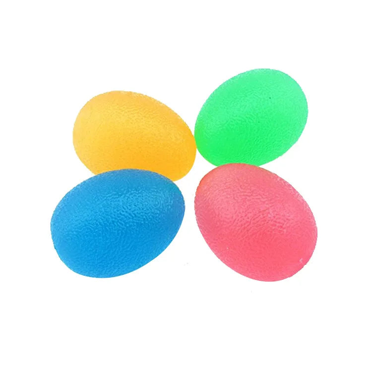 Silicone Hand Grip Ball Egg - Ideal for Men and Women Gym Fitness, Finger Exerciser for Strength and Muscle Recovery - Enhance Grip with Gripper Trainer