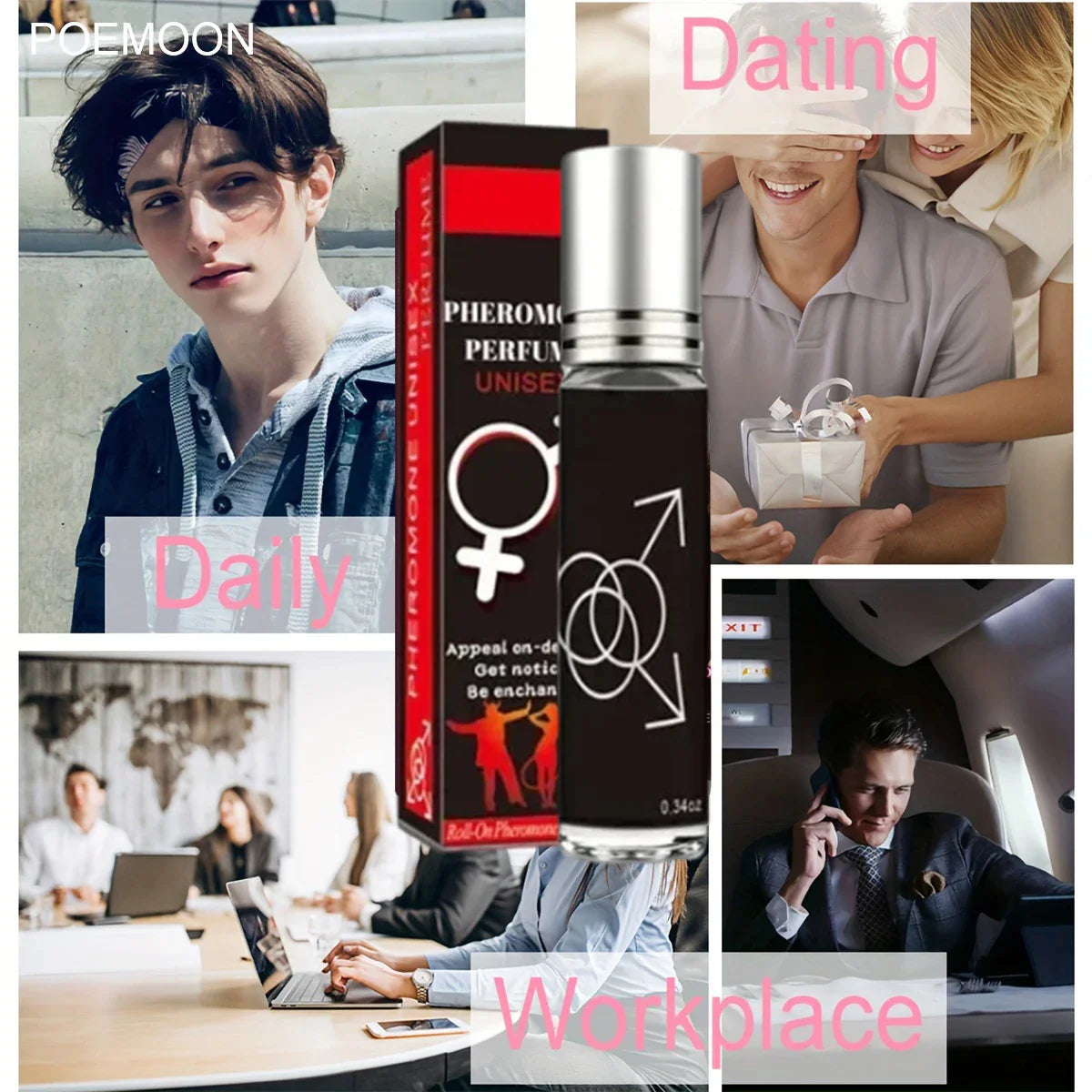 Pheromone Perfume for Men - Attract Women with Flirtation Stimulating Portable Body Perfume | Intimate Partner Sex Cologne