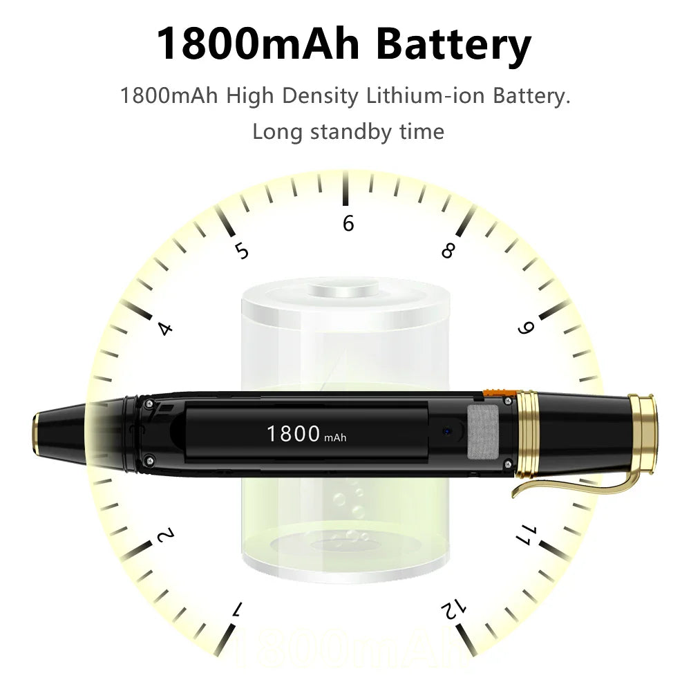 SERVO BM111 3-in-1 Magic Voice Pen Phone – Portable Dual SIM Mobile, Bluetooth Dial Recorder, and Original Telephone Device