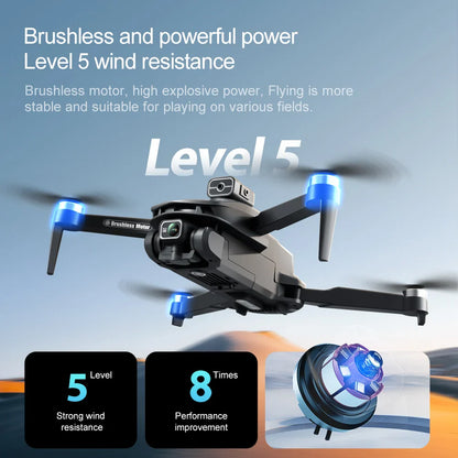 2025 V168 Pro MAX GPS Drone – 8K HD Camera, 5G WiFi FPV, 360° Obstacle Avoidance, Brushless RC Quadcopter